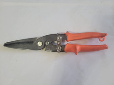 Vintage WISS M-300 Aviation Tin Snips HVAC Sheet Metal 10.5” Orange Grips