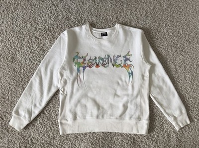 Revenge - White F VETEMENTS Crewneck Sweatshirt Mens Size Large 100% Authentic