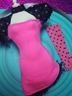 Vtg Hasbro JEM AND THE HOLOGRAMS Clothes THERE AIN'T NOBODY BETTER Dress & Sock