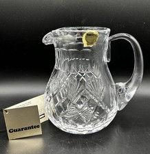 Webb Corbett Lead Crystal Jug Vase Cut Glass England Vintage Guarantee 
