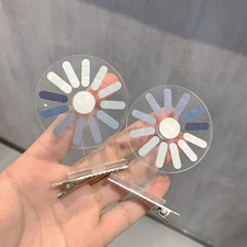 Creative Rotating Brain Loading Headband Clip For Halloween Birthday Party Decor