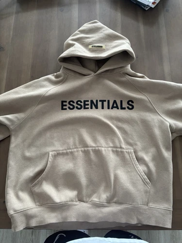 Felpa con cappuccio Fear Of God Essentials Pullover Taupe PRENDI OFFERTE