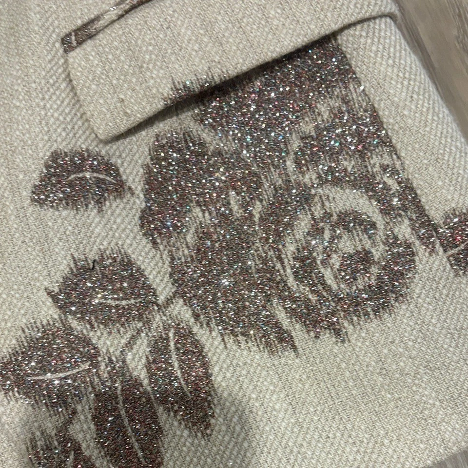 Блейзер Smythe кремовый и черный с цветочным рисунком - Изображение 2 из 4