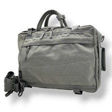 Authentic PORTER Nylon 2WAY Briefcase Business Shoulder Bag Gray Mens Travel