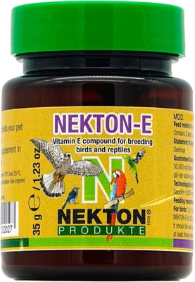 Nekton-E Vitamin E Supplement for Birds, 35gm 1.24 Ounce (Pack of 1), white 