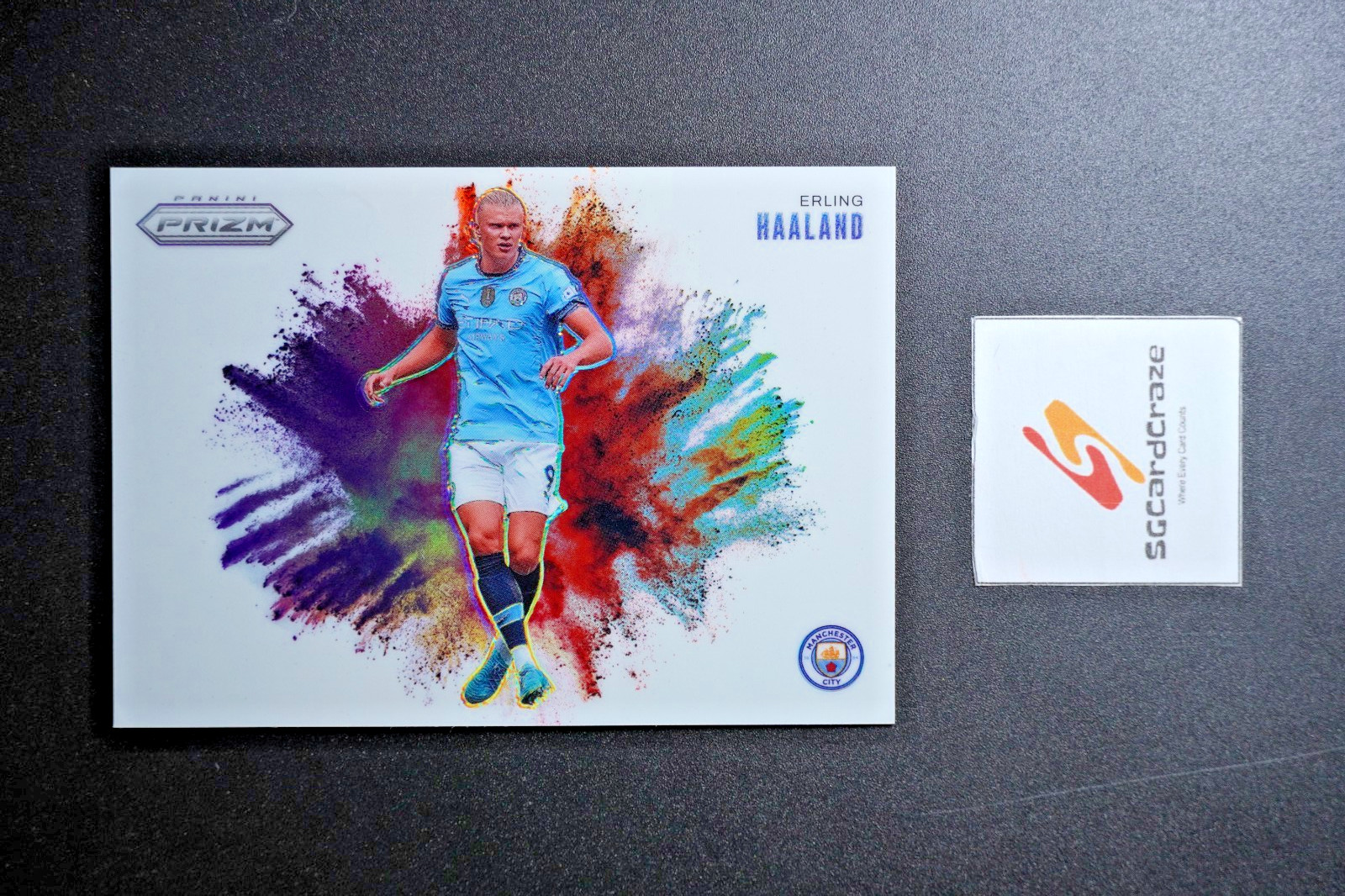2024-25 Panini Prizm EPL ERLING HAALAND Colorblast Manchester City