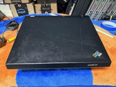 Vintage Rare IBM ThinkPad G40 Laptop  Bios Locked, , 256 Mb, 20 GB HDD.