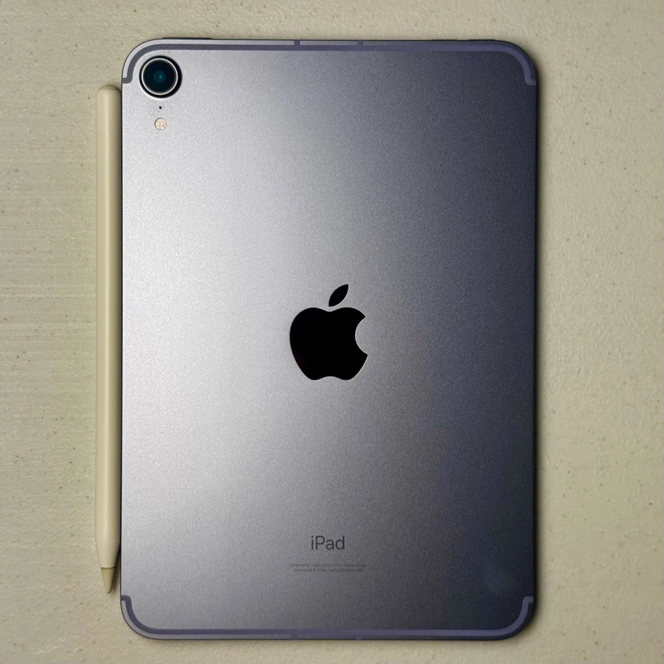 Apple iPad mini (6th Generation) A2568 256 GB, Wi-Fi + 5G 8.3 in - Purple NEW - Image 2 of 4