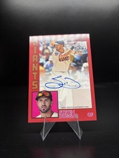 2019 Topps 1984 Topps Baseball Autographs Steven Duggar #84A-SD Red /25 (AU, RC)