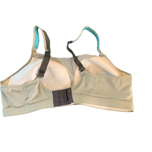 Champion Max Support Sport-BH ohne Bügel hellgrau Gr. 42C Rücken 3 Haken & Ösen - Bild 2 von 11
