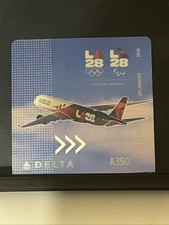Delta Air Lines Trading Card #75 LA 2028 Olympics A350 Airbus Limited Edition