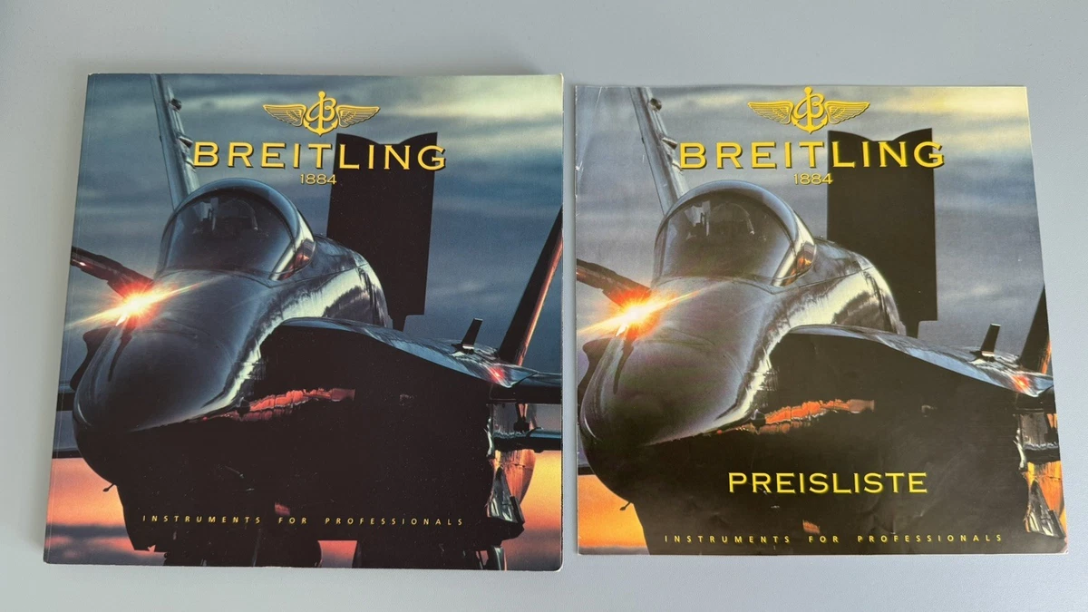 Catálogo Reloj Breitling Chronolog 1 1996/1997 Incluye Lista de Precios
