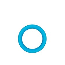 Penisring Cockring M leuchtet im Dunkeln Silikon Blau