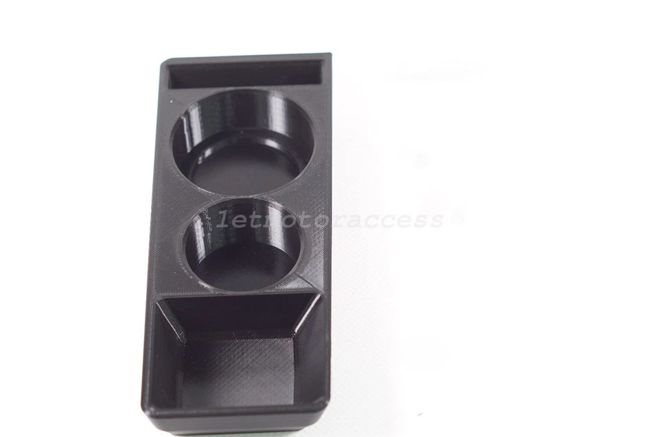 2X Black Centre Console Cup Holder For Mercedes Benz W201 190E 1982+ - Image 4 of 4