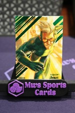 Speed Green Foil 2022 Marvel Fleer Ultra Avengers