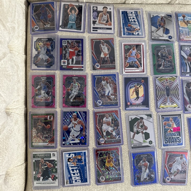 Sports Cards Lot Basketball Topps Bowman Rookies Panini Prizm
