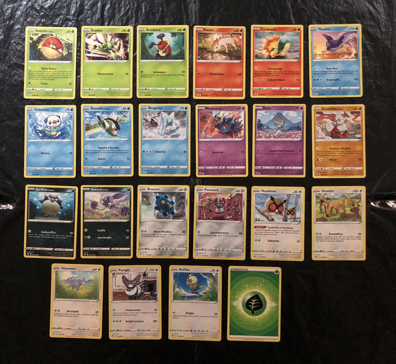 GCC Pokémon 22 carte set Lucentezza Siderale Italiano 2022. Near Mint
