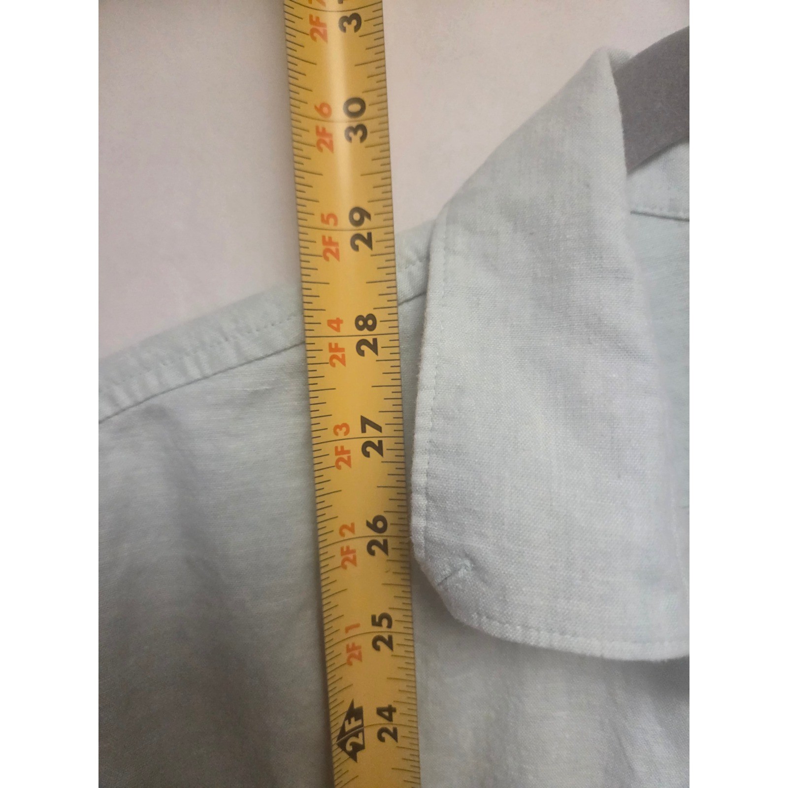 Original Penguin Mens Light Blue Button Down Casual Shirt Size L G image 5