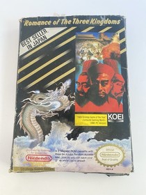 Romance of the Three Kingdoms NES Nintendo - Box & Cartridge 
