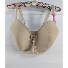 CurvyKate Womens Luxe Strapless Bra sz 28H Biscotti Underwire Adjustable Straps