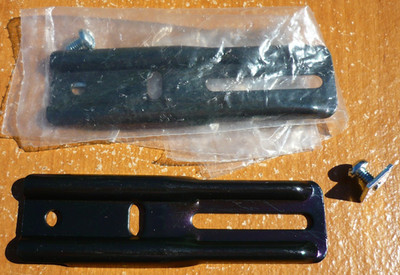 (2) Kirsch 3-3/4'' Extension Plates Traverse Estate Continental Support Brackets