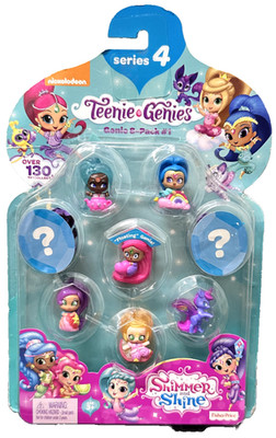 Fisher Price Nickelodeon Shimmer And Shine Series 4 Teenie Genies 8 Pack Mattel