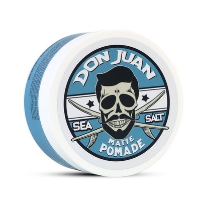 DON JUAN Sea Salt Matte Medium Hold Water Based Pomade 4oz NEW