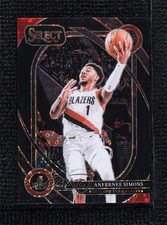 2024-25 Panini Select Courtside Black Disco Prizm 1/1 Anfernee Simons #208 v9t