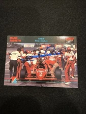 Mario Andretti Autographed 1984 Michigan 500 Card Signed Auto Legend Driver