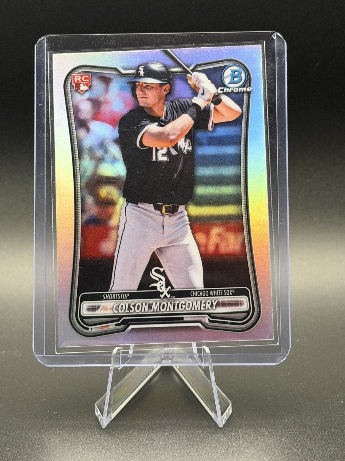 2026 Topps Bowman Chrome Rookie Colson Montgomery #68 Red Redemption White Sox