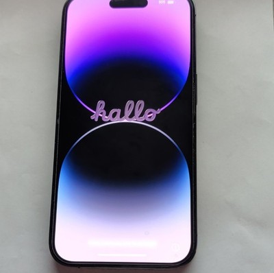 Apple iPhone 14 Pro - iOS Bar Smartphone with Colorful Display Graphic