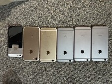 Lot of 6 Broken iPhones for Parts