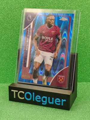Aaron Wan-Bissaka Blue RayWave /150 Topps Chrome PL 2025-26 West Ham United