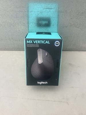 Logitech MX Vertical Wireless Mouse - Ergonomic Bluetooth Graphite - With Box