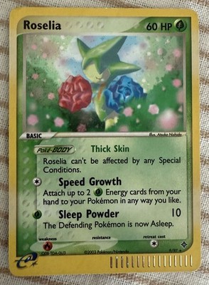 Pokemon TCG Roselia 9/97 Dragon Holo
