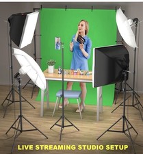 Linco Pheno Studio Lighting Softbox Umbrella Photography Backdrop Stand Kit
