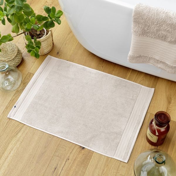 Tapis de bain 50x70 cm GARANCE Pampa en coton peigné