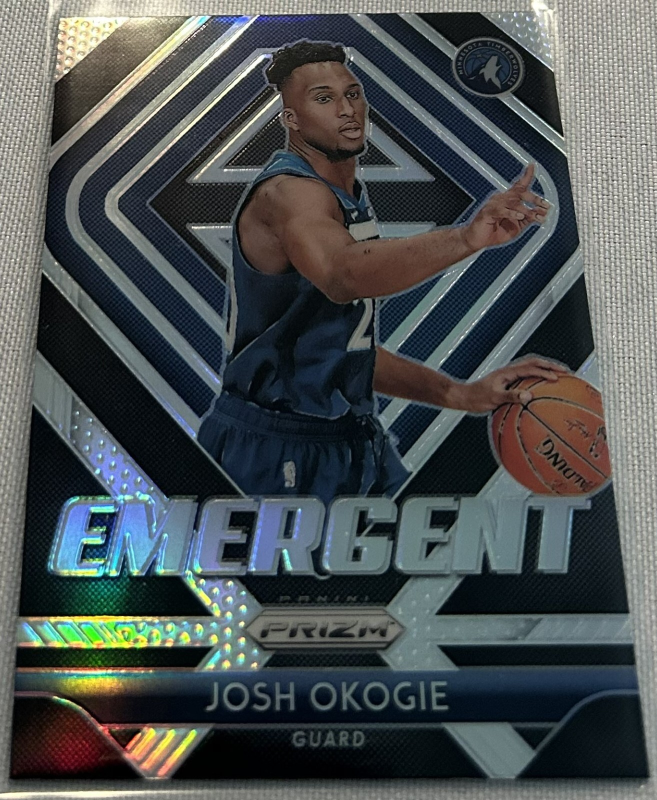 2018-19 Prizm Basketball Josh Okogie Minnesota Timberwolves Emergent Prizm #20