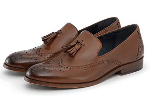 BOLVAINT VERROCCHIO TASSEL LOAFER - BROWN - US SIZE 9  (EU SIZE 42) - Picture 2 of 4