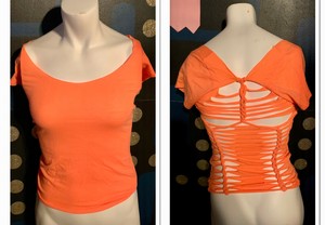 neon orange festival outfit