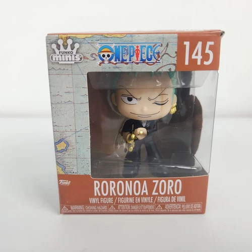 Funko Minis One Piece- Roronoa Zoro #145 Exclusive 3" Anime Vinyl Action Figures