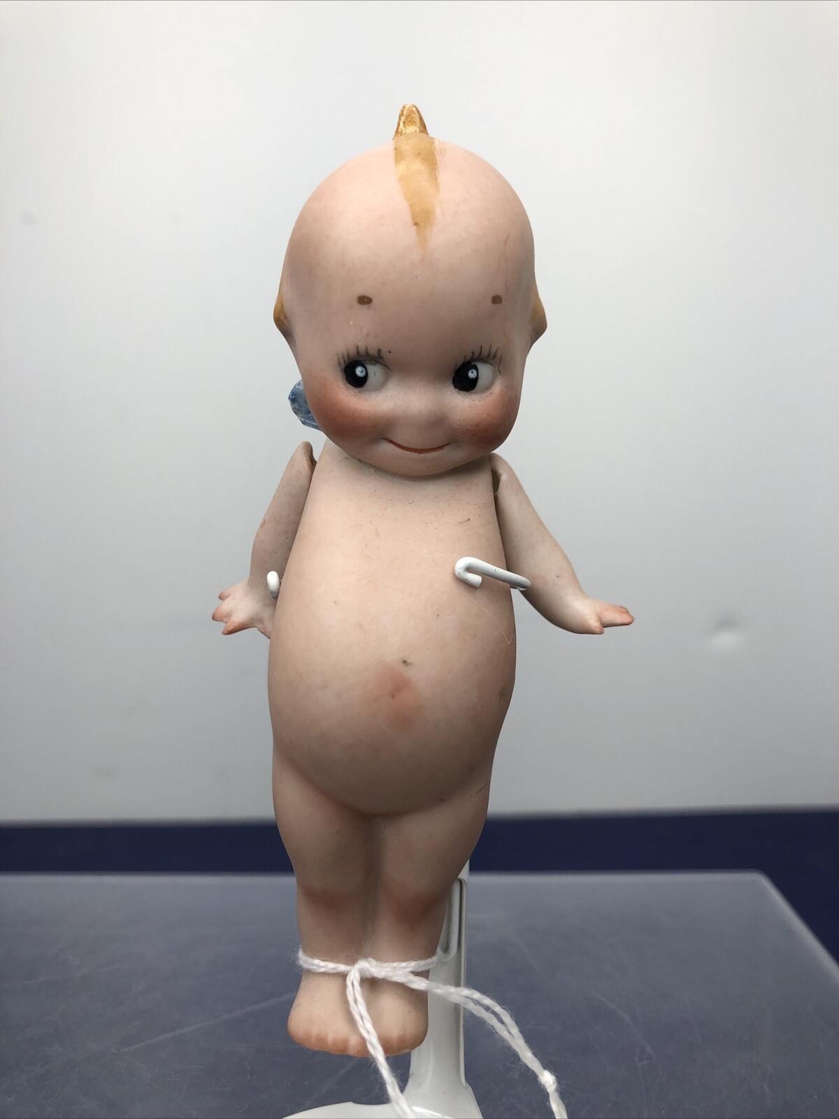 4.5” Antique O’Neill Kewpie Germany All Bisque Doll Figure Jointed Arms #CB2