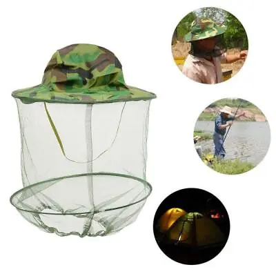 Acheter 1x Beekeeping Cowboy Hat Mosquito Bee Insect Net Veil Face Protective Head J0T8