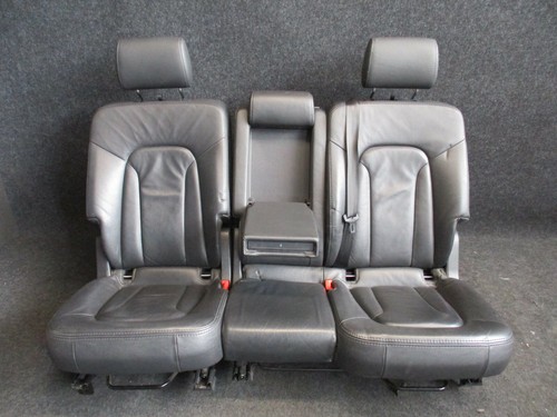 LEDER Rücksitzbank Audi Q7 4L Rückbank Ausstattung schwarz SOUL