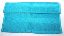 Essential Home 100% Cotton Washcloth/Wash Cloth Face Towel - Dark Teal Blue
