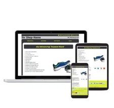 eBay template RESPONSIVE auction template HTML template without active content