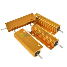 100W Watt Shell Power Aluminum Housed Case Wirewound Resistor 0.1-1000Ω Ohm