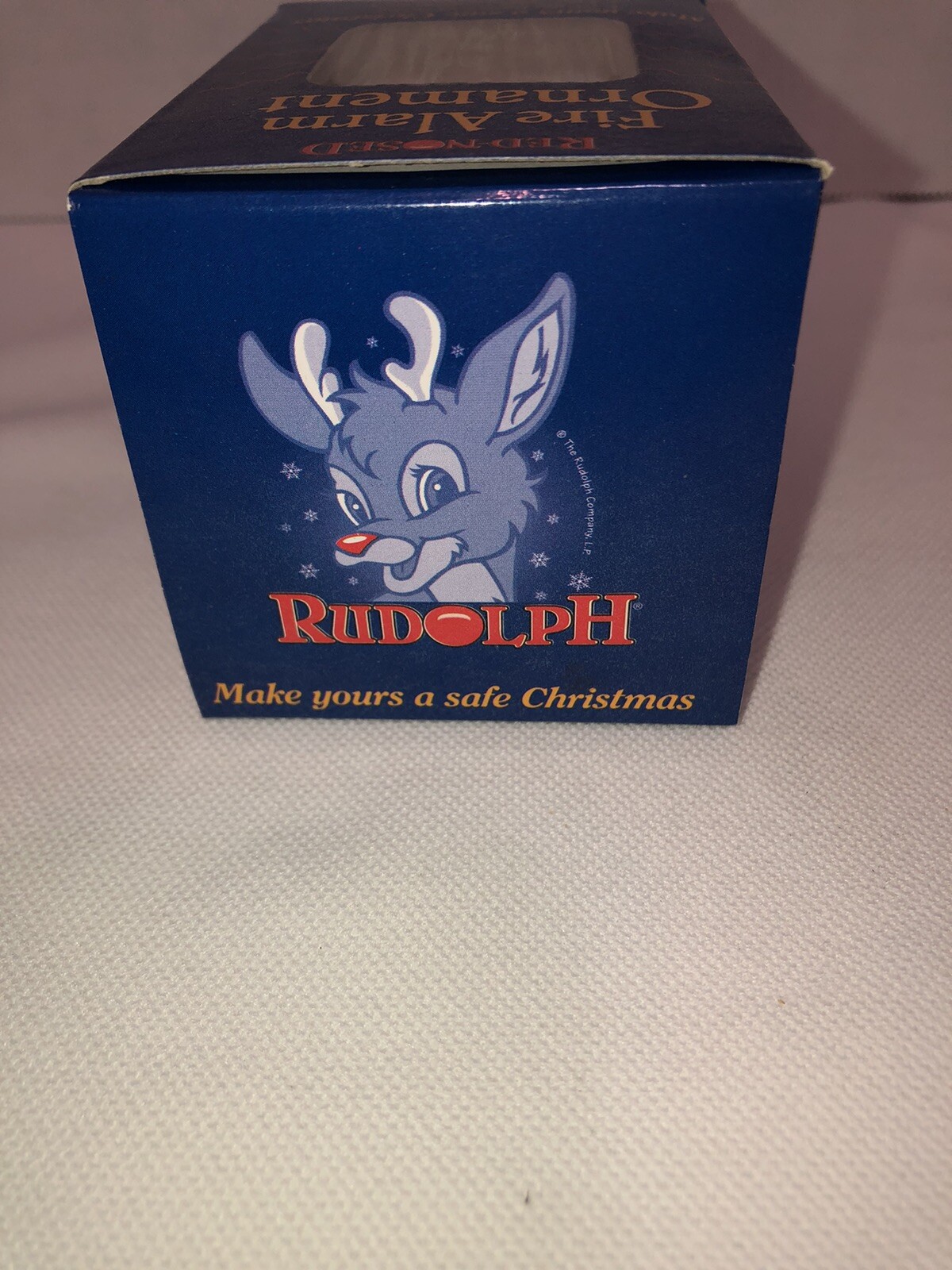 Vintage Montgomery Ward Rudolph Red Nosed Christmas Tree Fire Alarm