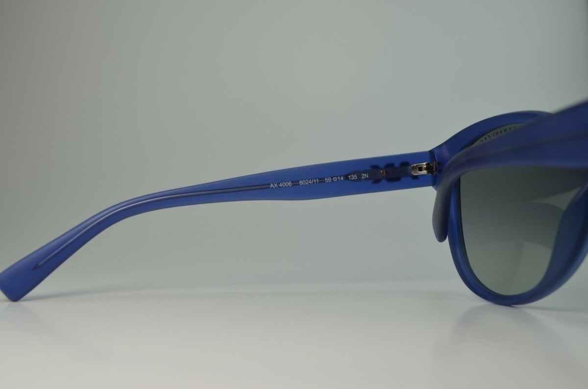 ?️Armani Exchange AX4006 8024/11 Sunglasses 59/14 135 /KAA354?️ ARMANI EXCHANGE AX 4006 8024/11 BLUE GRADIENT AUTHENTIC  main image 2