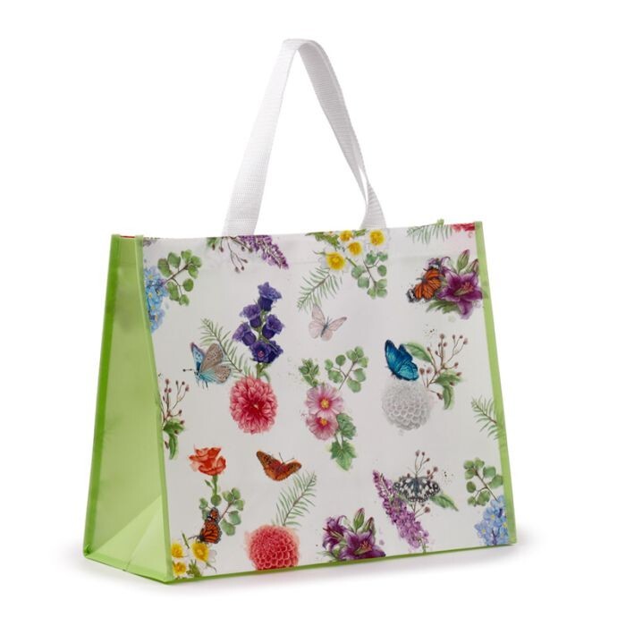 BUTTERFLY MEADOWS REUSEABLE SHOPPING CARRIER TOTE BAG